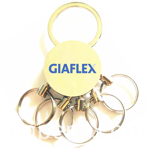 Promotion Pull Apart Shiny Matt Imprint Logo Detachable Keychain (F1059)